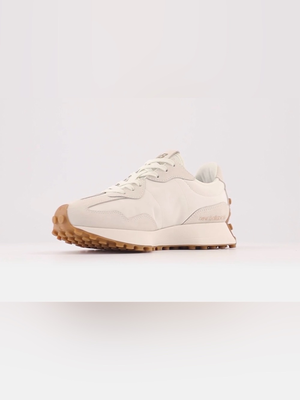 Size 7M / 8.5W. New Balance 327 Beige / Black / Leopard Print MS327ANA - Picture 3 of 6